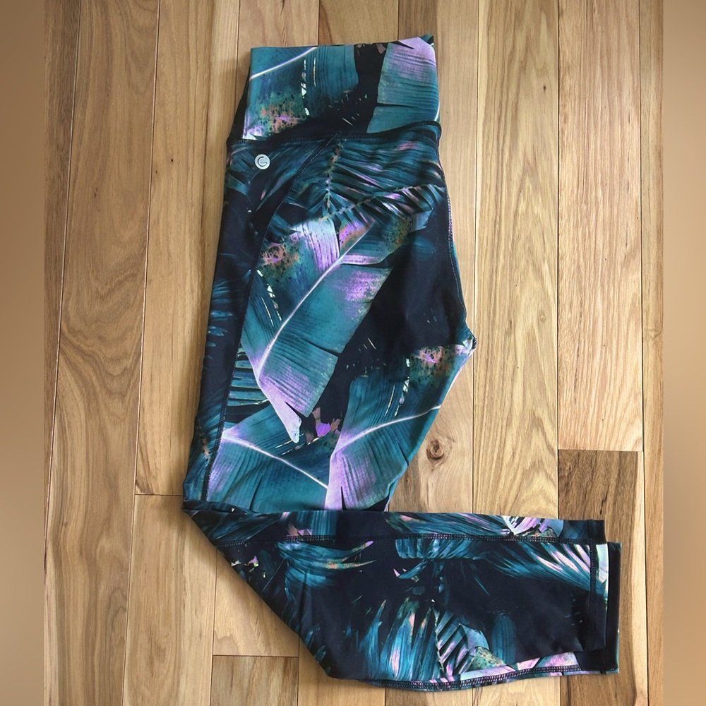Tropical Palm print leggings